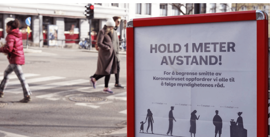 illustrasjonsfoto hold avstand